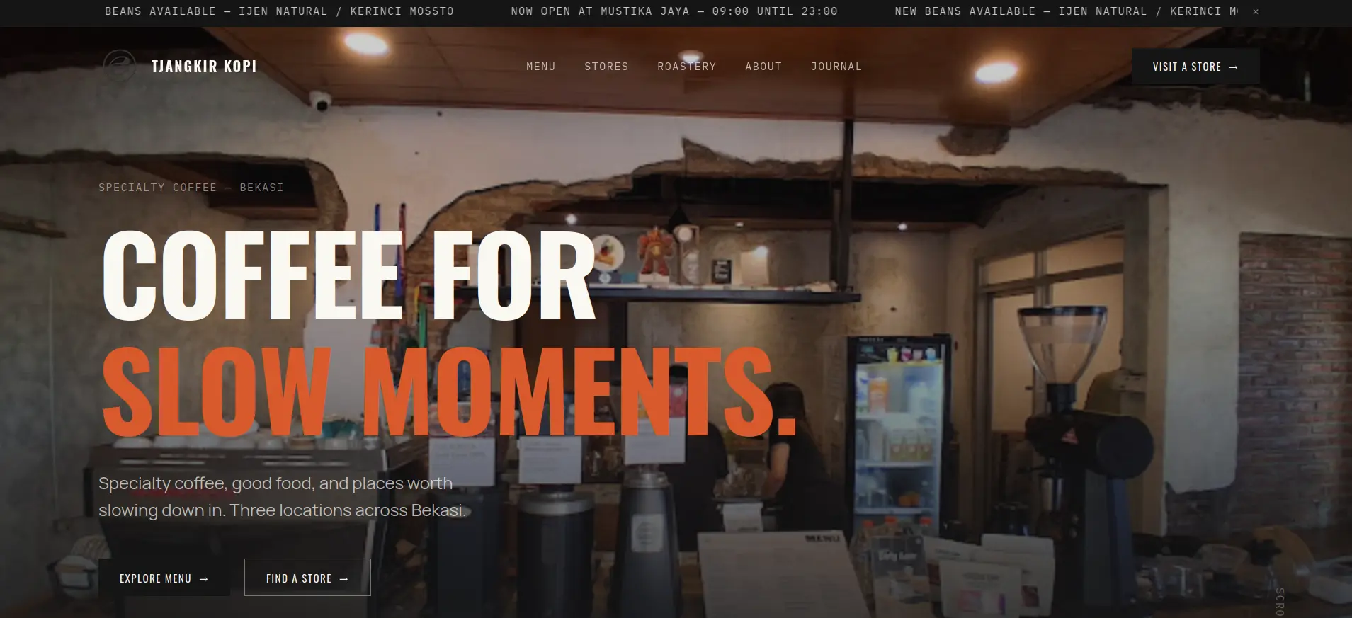Screenshot Tjangkir Kopi